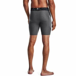 Under Armour HeatGear Shorts bóxer de compresión para hombre, carbon heather/black