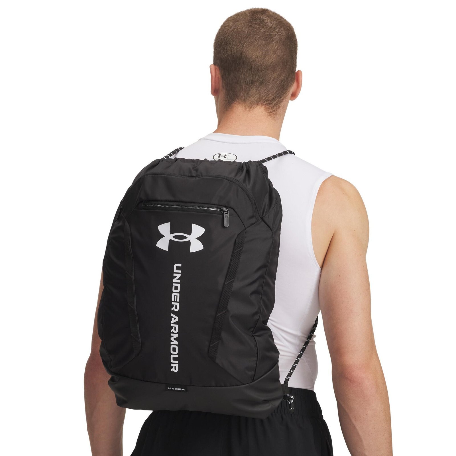Under Armour Hustle Sackpack mochila, negro