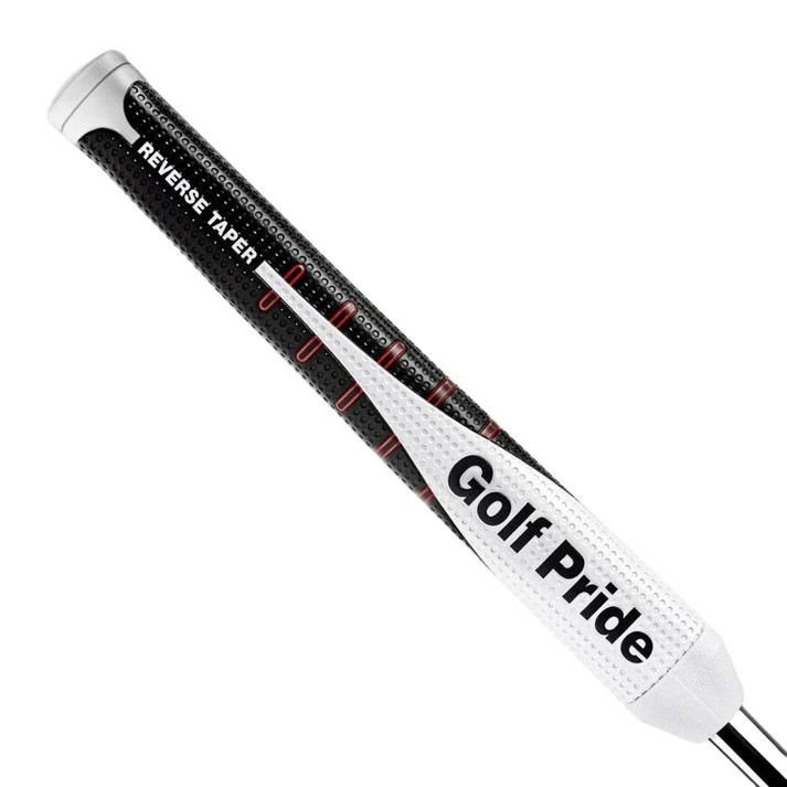 Golf Pride Reverse Taper Flat Medium grip para putter, blanco