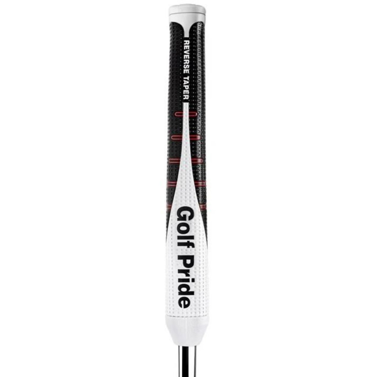 Golf Pride Reverse Taper Flat Medium grip para putter, blanco