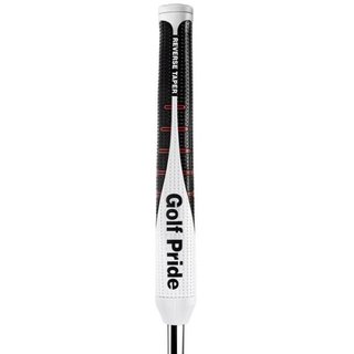Golf Pride Reverse Taper Flat Medium grip para putter, blanco