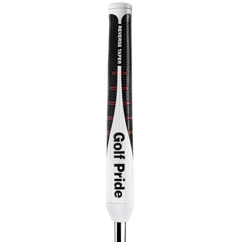 Golf Pride Reverse Taper Flat Medium grip para putter, blanco