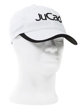JuCad Soft cap gorra, blanca