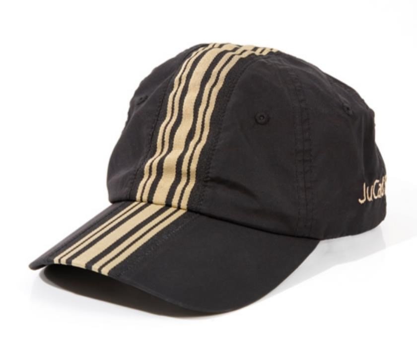 JuCad Soft cap especial gorra, negro/dorado