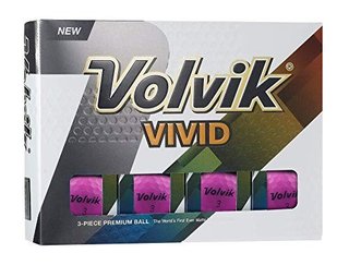 Volvik VIVID pelotas de golf, moradas