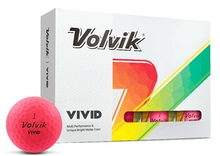 Volvik VIVID pelotas de golf, rosas