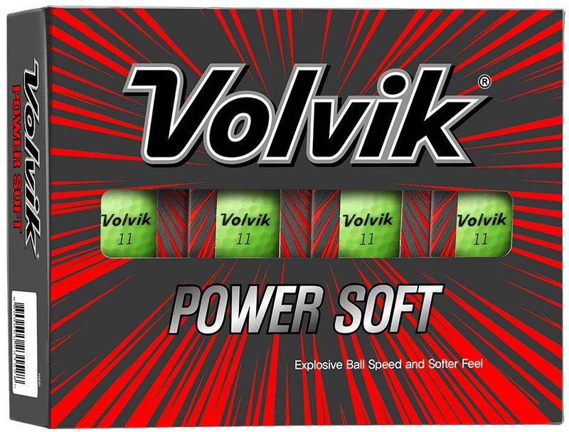 Volvik POWER Soft pelotas de golf, verdes