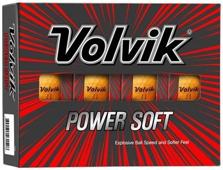 Volvik POWER Soft pelotas de golf, naranja