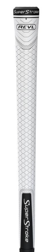 Superstroke REVL Player Club grip, blanco/negro, undersize