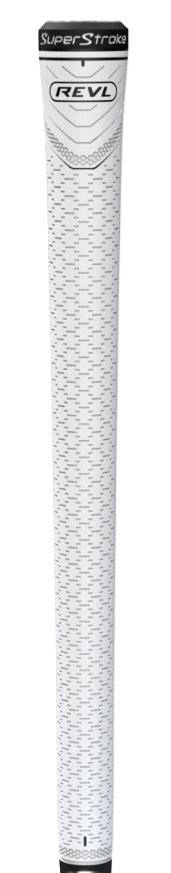 Superstroke REVL Player Club grip, blanco/negro, undersize