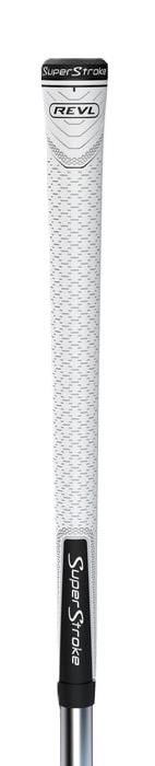 Superstroke REVL Player Club grip, blanco/negro, undersize