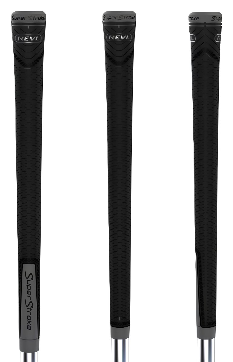 Super Stroke Superstroke REVL Player Club grip, negro/gris, STANDARD