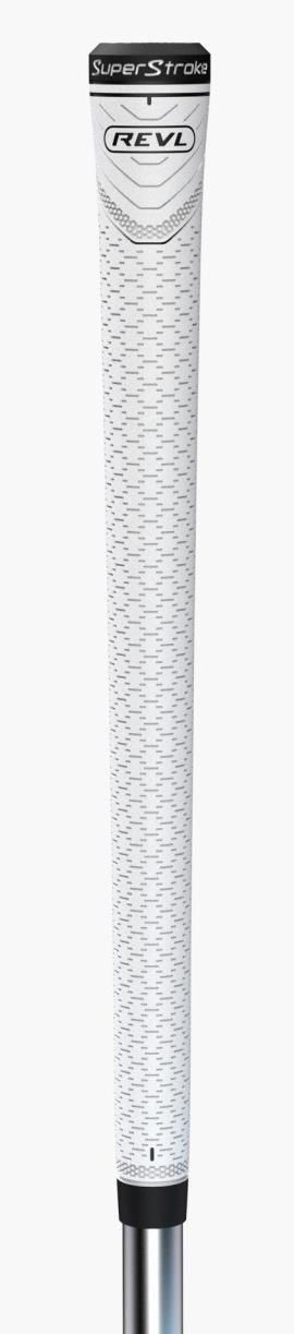 Super Stroke Superstroke REVL Player Club grip, blanco/negro, STANDARD
