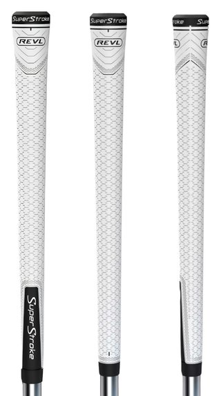 Super Stroke Superstroke REVL Player Club grip, blanco/negro, STANDARD