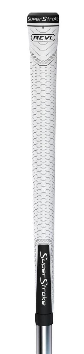 Super Stroke Superstroke REVL Player Club grip, blanco/negro, MIDSIZE