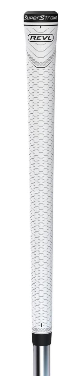 Super Stroke Superstroke REVL Player Club grip, blanco/negro, MIDSIZE