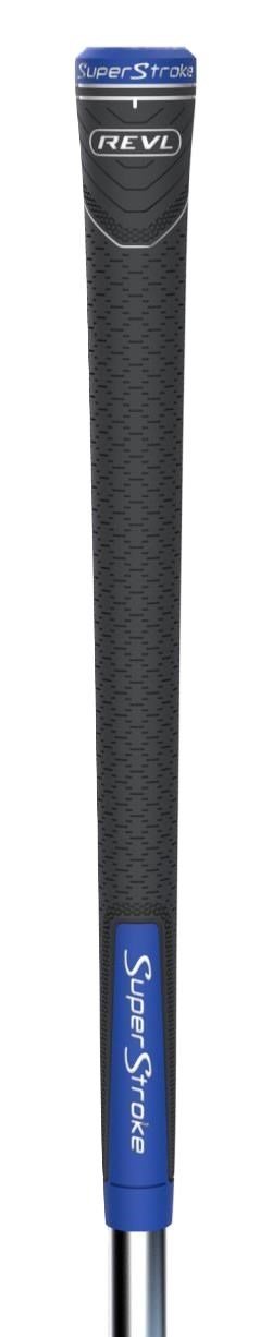 Super Stroke Superstroke REVL Player Club grip, gris/azul, MIDSIZE