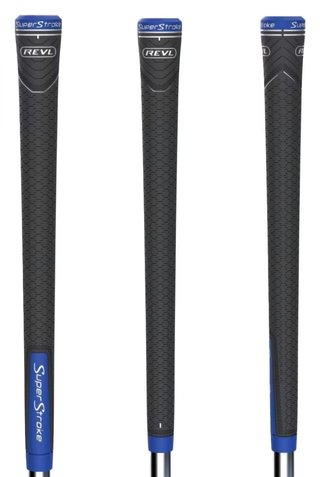 Super Stroke Superstroke REVL Player Club grip, gris/azul, MIDSIZE
