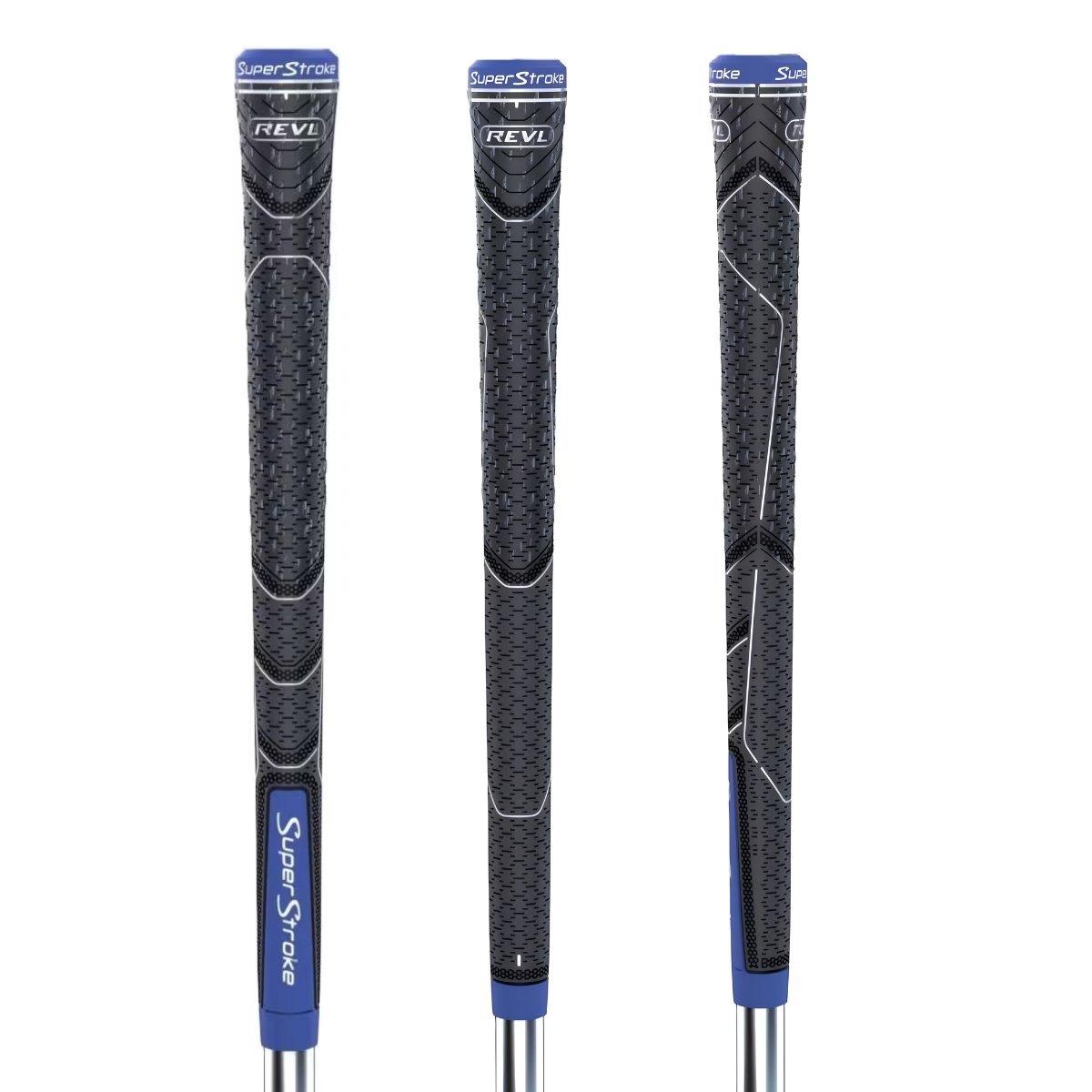Superstroke REVL Element Club grip, gris/azul, STANDARD