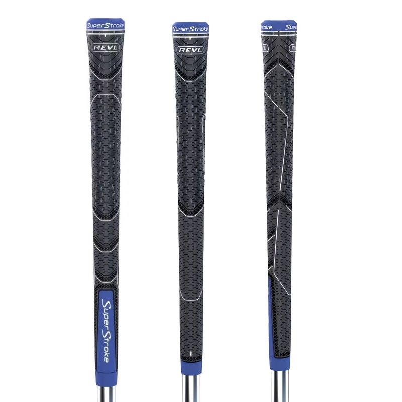 Superstroke REVL Element Club grip, gris/azul, STANDARD