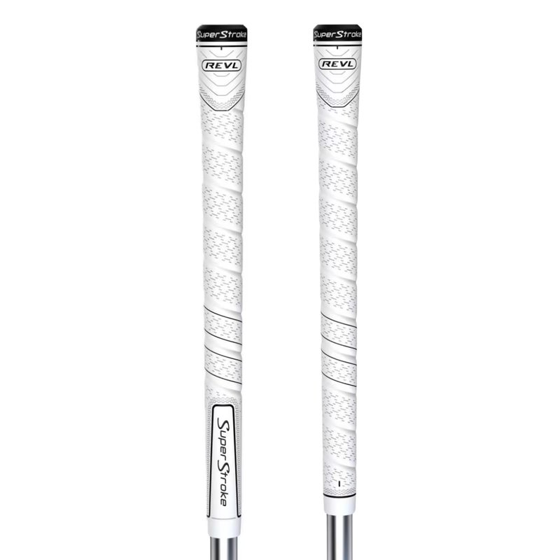 Superstroke REVL Comfort Club grip, STANDARD, blanco