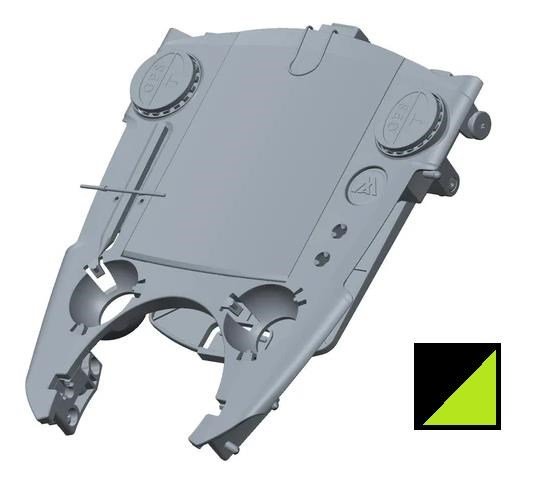 Big Max Scorecard Holder para Blade IP, negro/lima