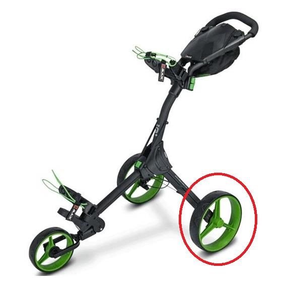 Big Max SPARE PART - Big Max Rear wheel (1PC) accesorio para carrito, verde/negro