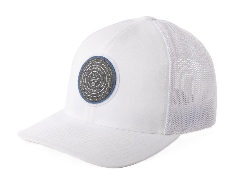 Travis Mathew The Patch gorra para hombre, blanca