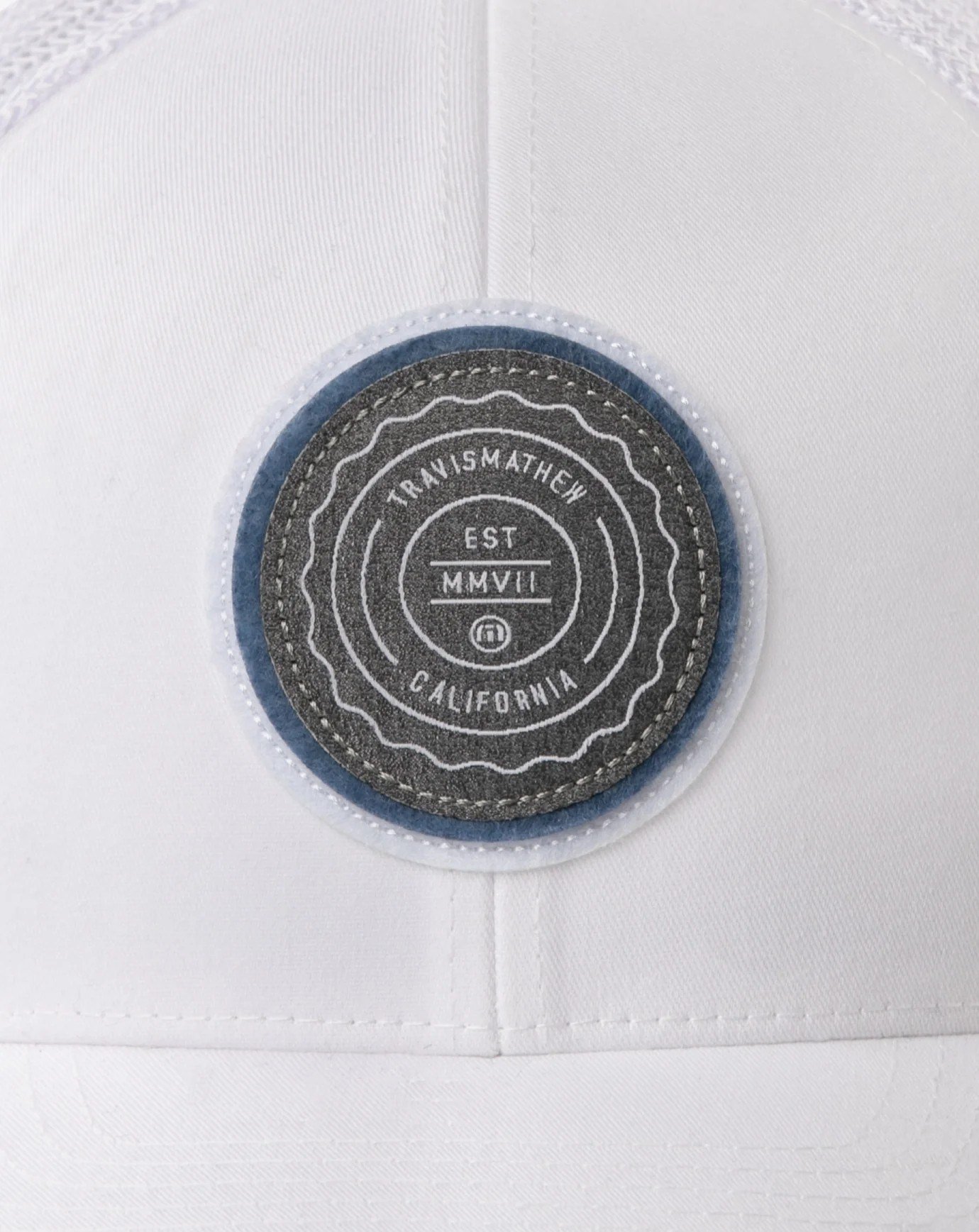 Travis Mathew The Patch gorra para hombre, blanca