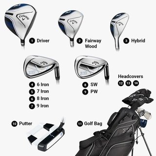 Callaway XT 26 11PC set de golf junior, grafit