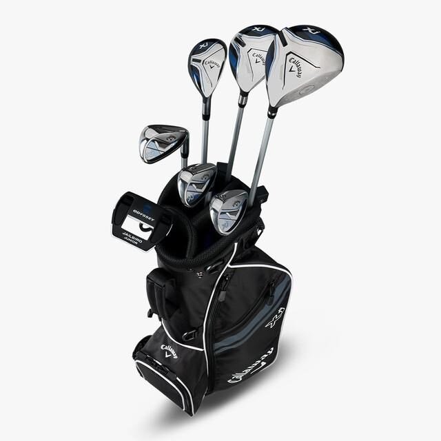 Callaway XJ-3 8PC set de golf junior, grafit, +stand bag, negro