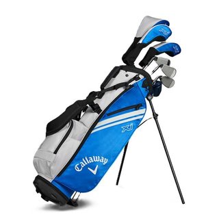 Callaway XJ-3 8PC set de golf junior, grafit, +stand bag, azul/blanco
