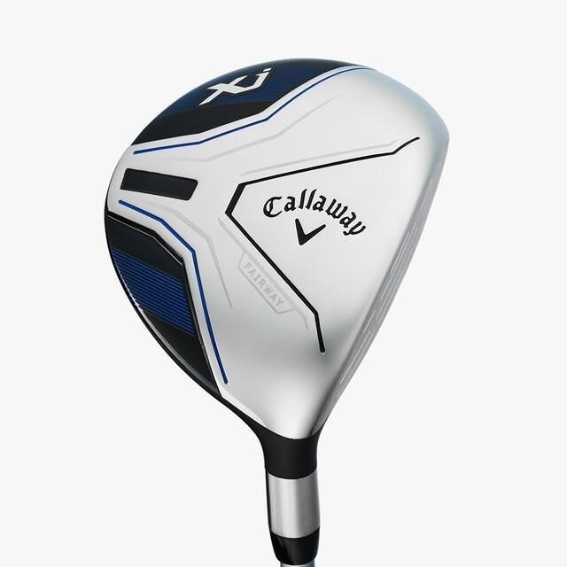 Callaway XJ-3 8PC set de golf junior, grafit, +stand bag, azul/blanco