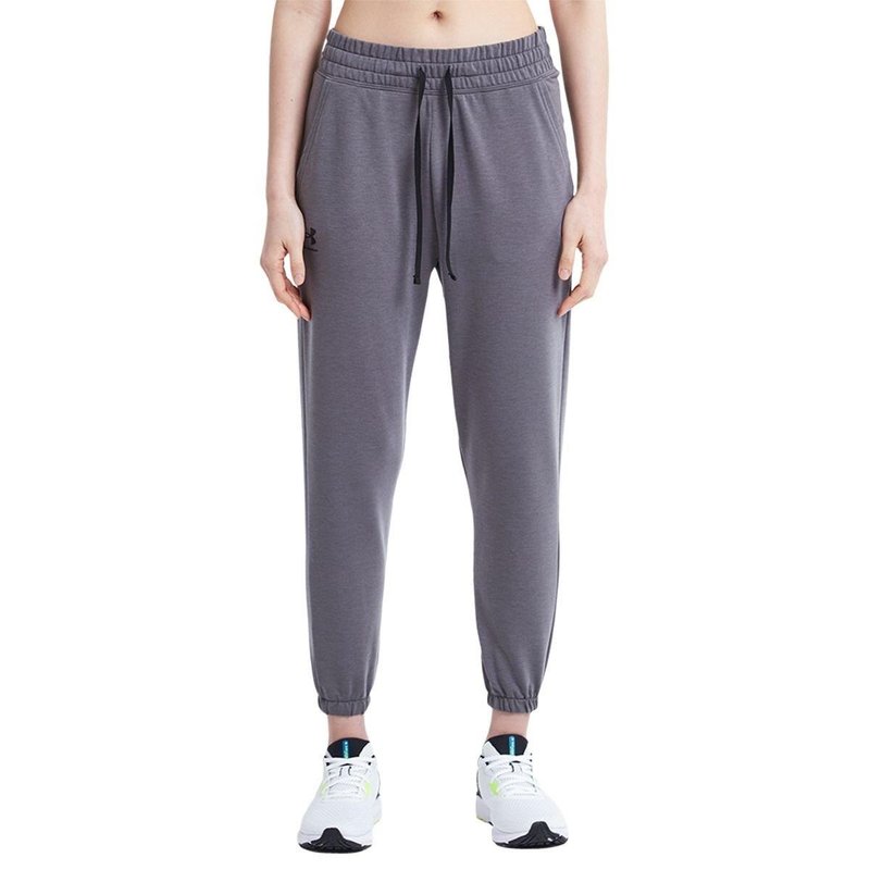 Under Armour Rival Terry Jogger pantalón de chándal para mujer, gris