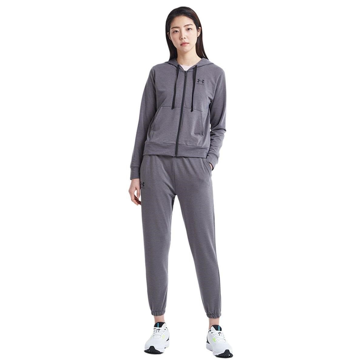 Under Armour Rival Terry Jogger pantalón de chándal para mujer, gris