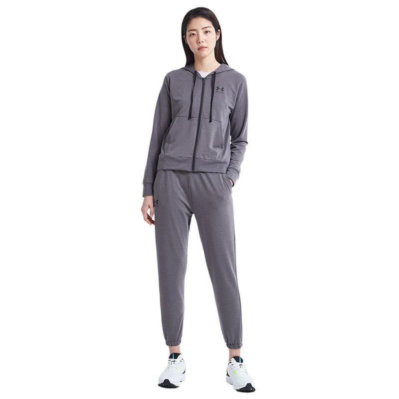 Under Armour Rival Terry Jogger pantalón de chándal para mujer, gris