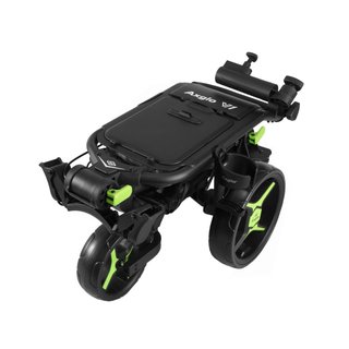 Axglo V1 carrito de golf manual, negro/verde