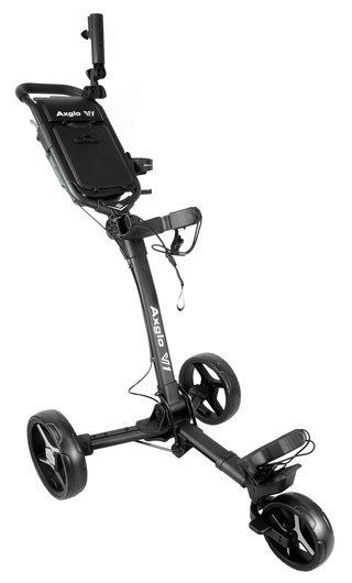 Axglo V1 carrito de golf manual, negro/gris