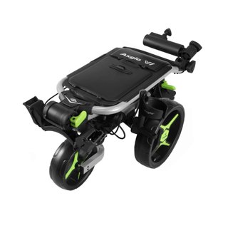 Axglo V1 carrito de golf manual, plata/verde