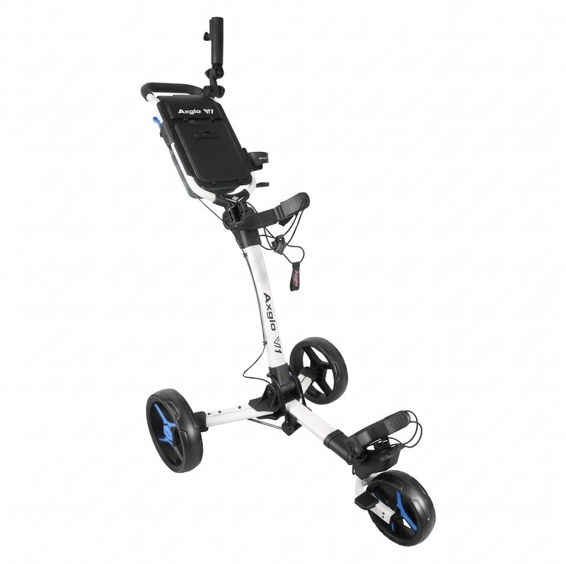 Axglo V1 carrito de golf manual, blanco/azul