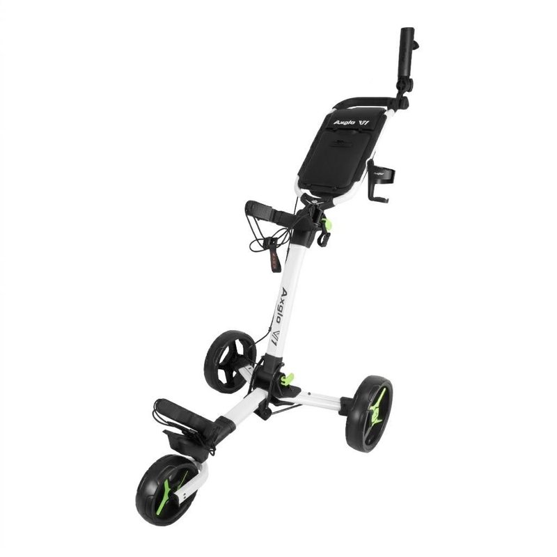 Axglo V1 carrito de golf manual, blanco/verde
