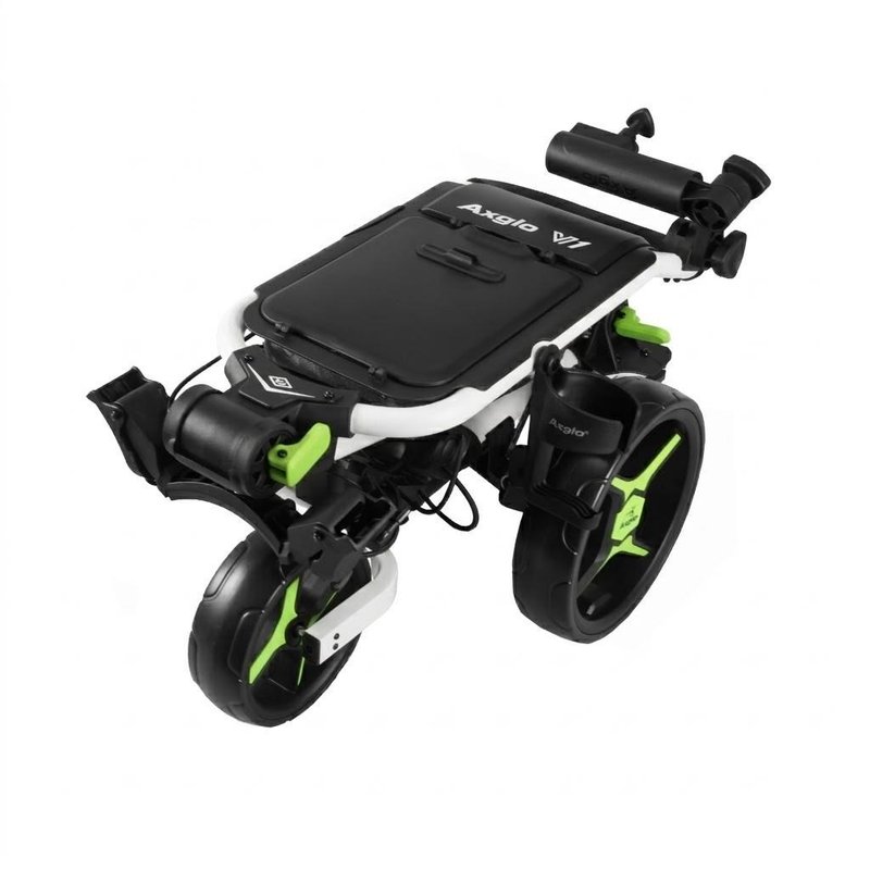 Axglo V1 carrito de golf manual, blanco/verde