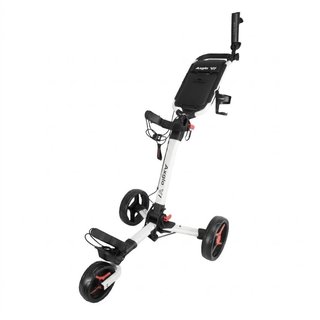 Axglo V1 carrito de golf manual, blanco/rojo