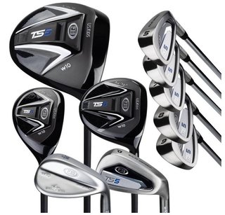U.S. Kids Golf TS5-57 (145cm) 10-Club Combo set de golf junior, acero, + stand bag, negro/blanco