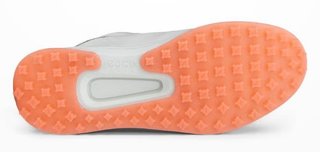 Ecco Core BOA zapatos de golf de mujer, blanco/burnt coral