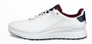 Ecco S-Casual zapatos de golf para hombre, blanco/marino