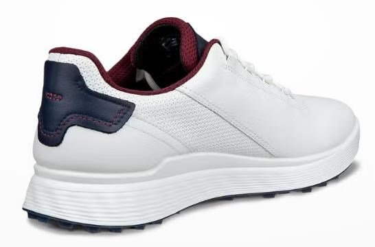 Ecco S-Casual zapatos de golf para hombre, blanco/marino