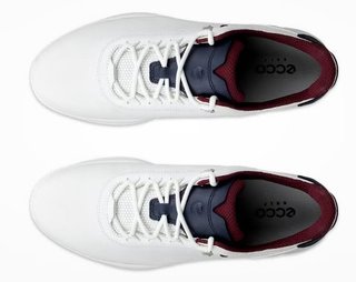 Ecco S-Casual zapatos de golf para hombre, blanco/marino