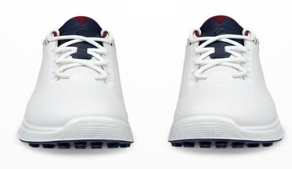 Ecco S-Casual zapatos de golf para hombre, blanco/marino