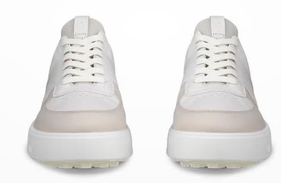 Ecco Ecco Street 720 zapatos de golf para mujer, grava/blanco/azul polvoriento